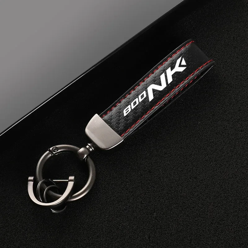 For CFMOTO CF MOTO 800NK 800 NK 2023 2024 Accessories Custom LOGO High-Grade Carbon Fiber Motorcycle Keychain