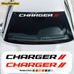 1 Pc Reflective Car Front Windshield Vinyl Decal Windscreen Window Sticker For Dodge Charger SRT Hellcat SXT GT Accessories