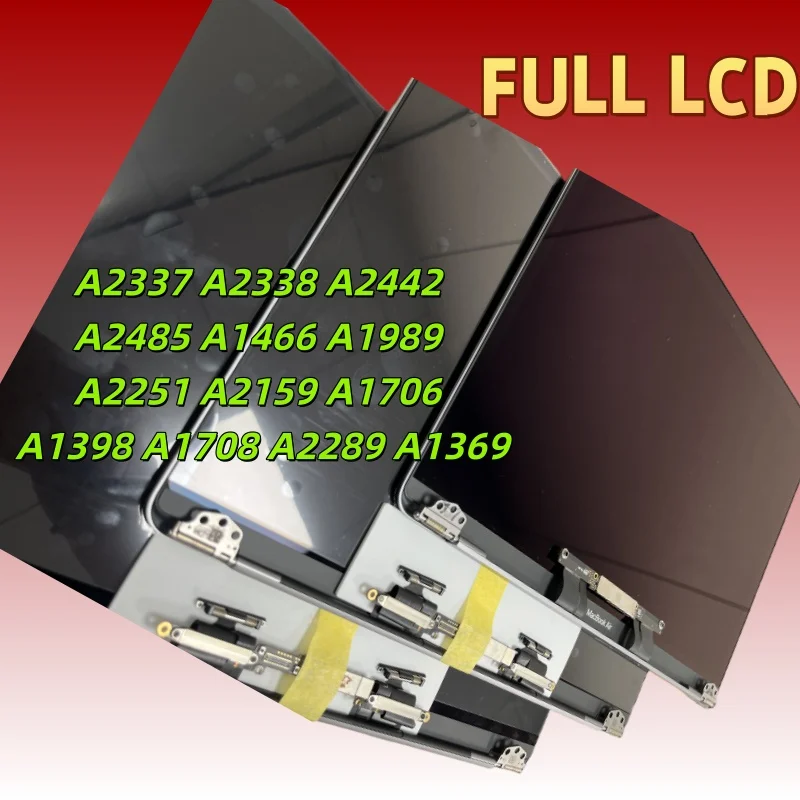 Macbook Retina LCD Screen Display Assembly for A2338 A2337 New Compatible with A2442 A2485 A1466 A2251 A1989 A1706 A1708 A1398 A
