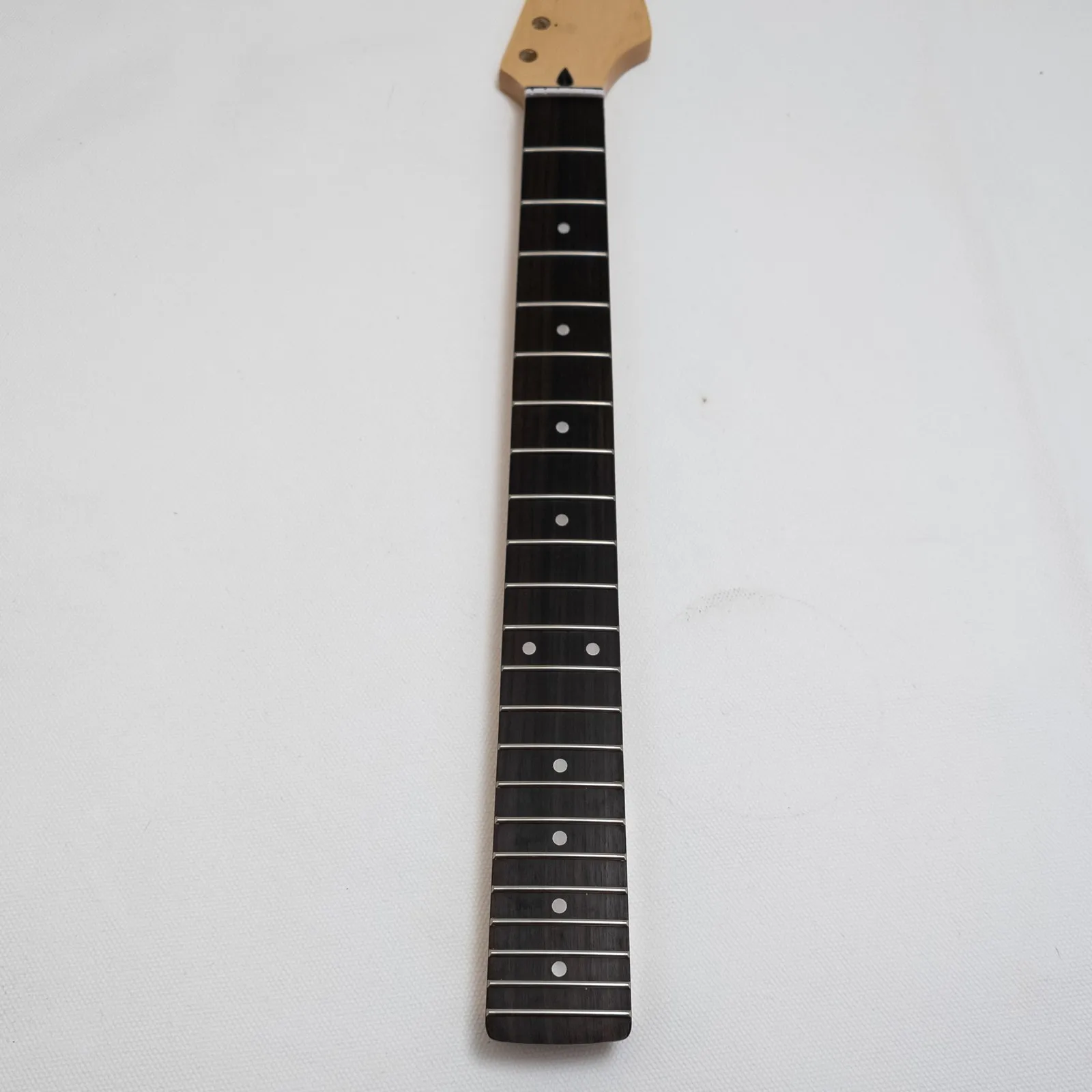 25.5 Inch Maple Guitar Neck Rosewood Fingerboard 22 Medium Jumbo Frets Modern C Bone Nut Gloss Finish