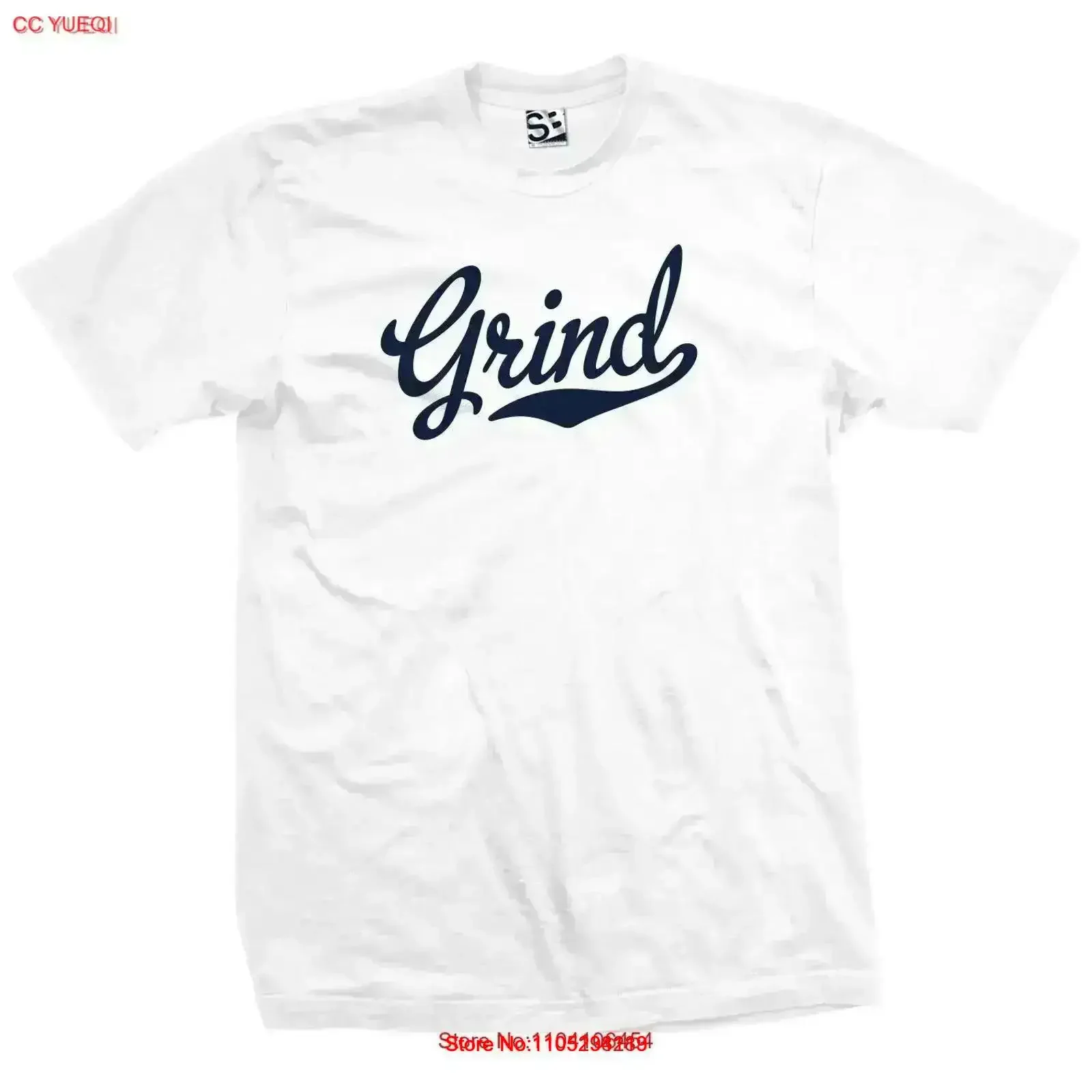 Grind Script Tail T Shirt Hustle Work Hard Practice Mens vintage Washed Soft designer clothes Slightly Breathable Versatile
