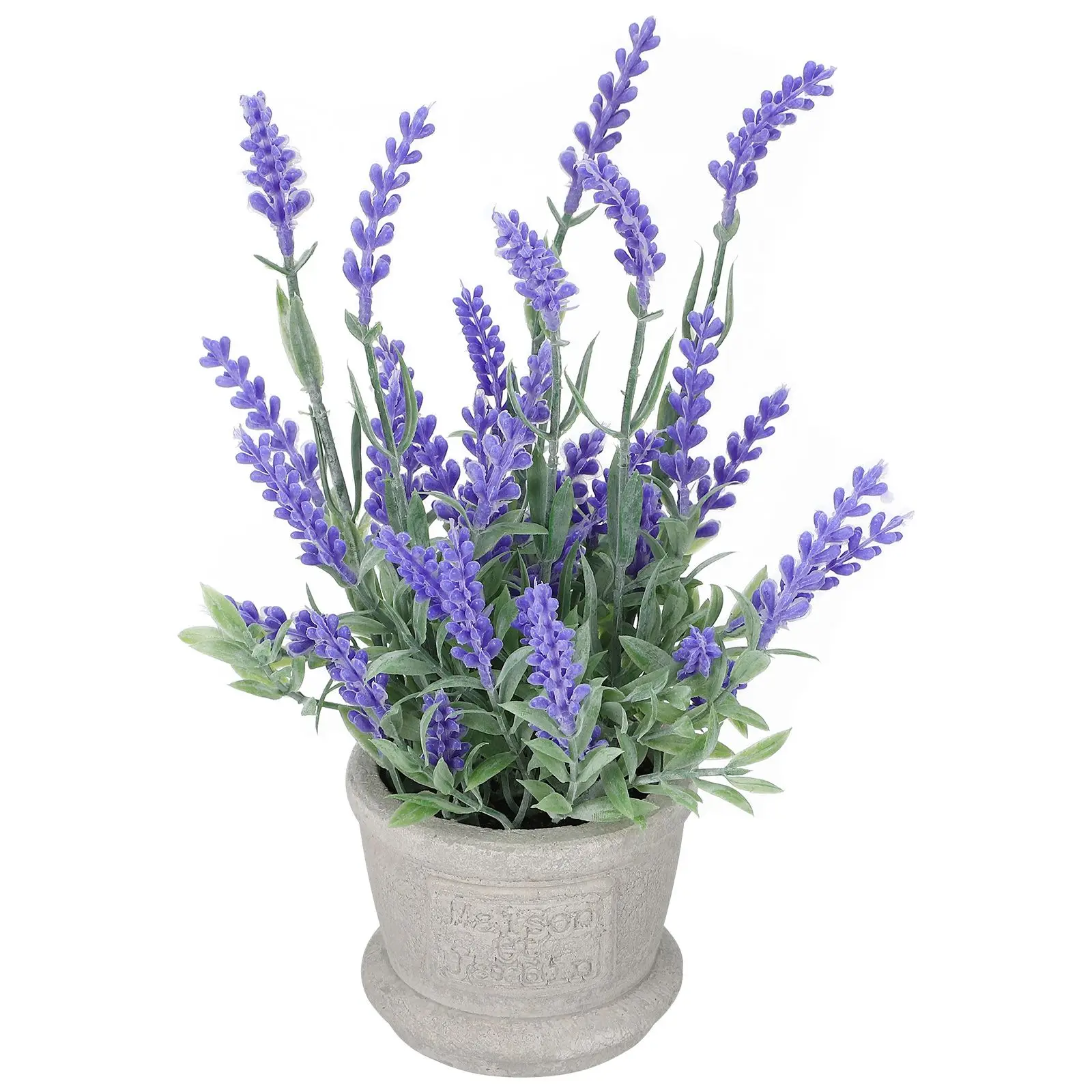 

Artificial Lavender Potted Plant High Degree Simulation Purple Flowers Indoor DecorationFlowers Office Home Decor