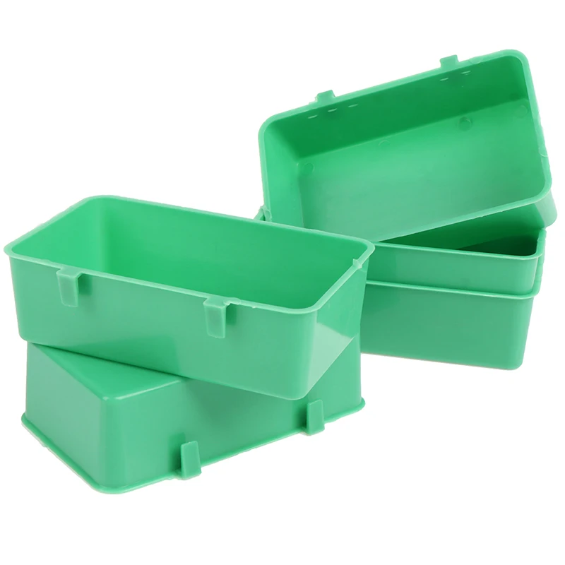 5pcs Multifunction Food Tray Parrot Bathtub Animal Cage Standing Wash Shower Box