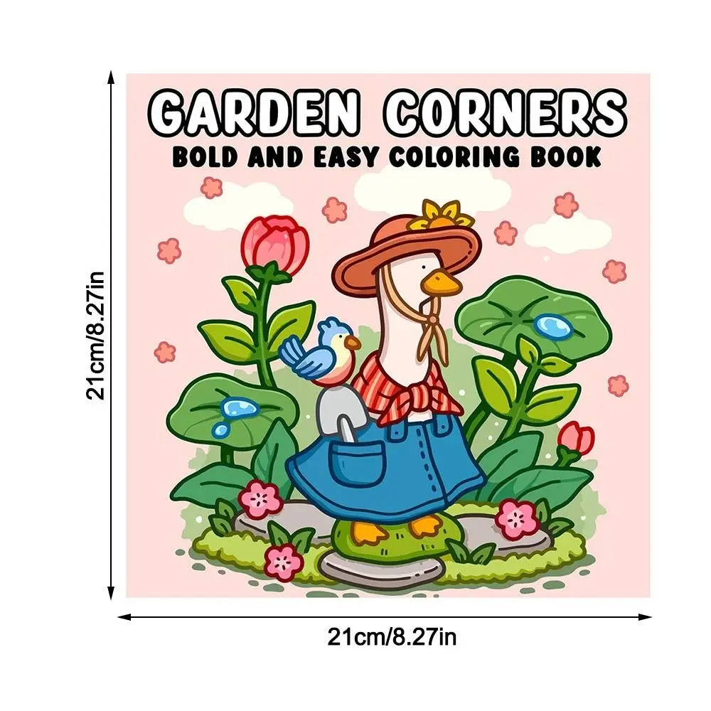 Cartoon Coloring Book Stress Relief Educational Graffiti Painting Book Painting Gift Montessori Drawing Toy for Adults And Teens