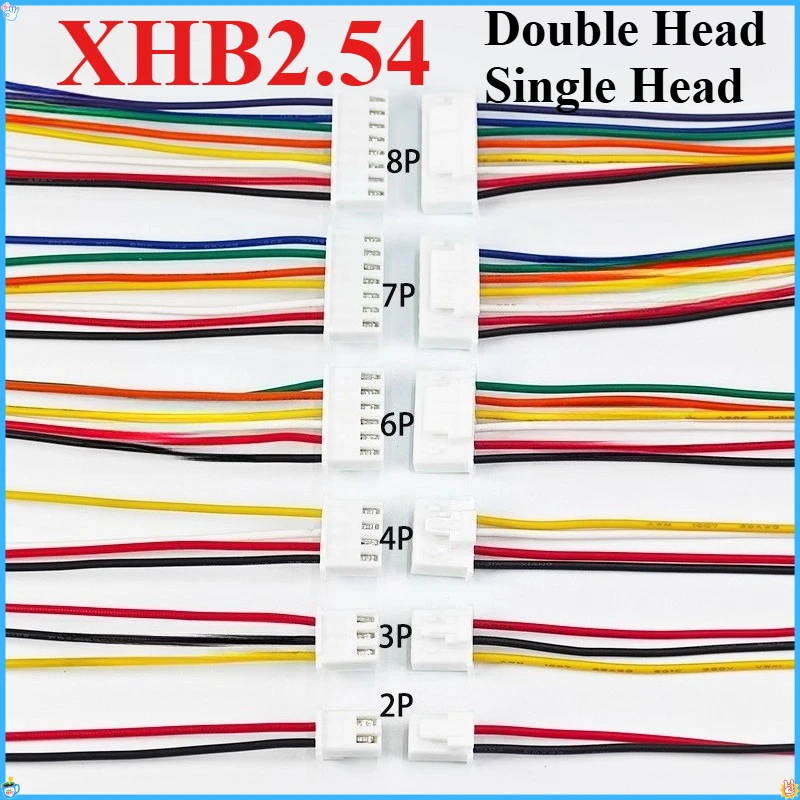 

10PCS/lot XHB 2.54mm Single Plug Wire Connector 10/20/30cm 26AWG Wire Double Head Forward and Reverse 2/3/4/5/6/7/8/9/10/11/12P