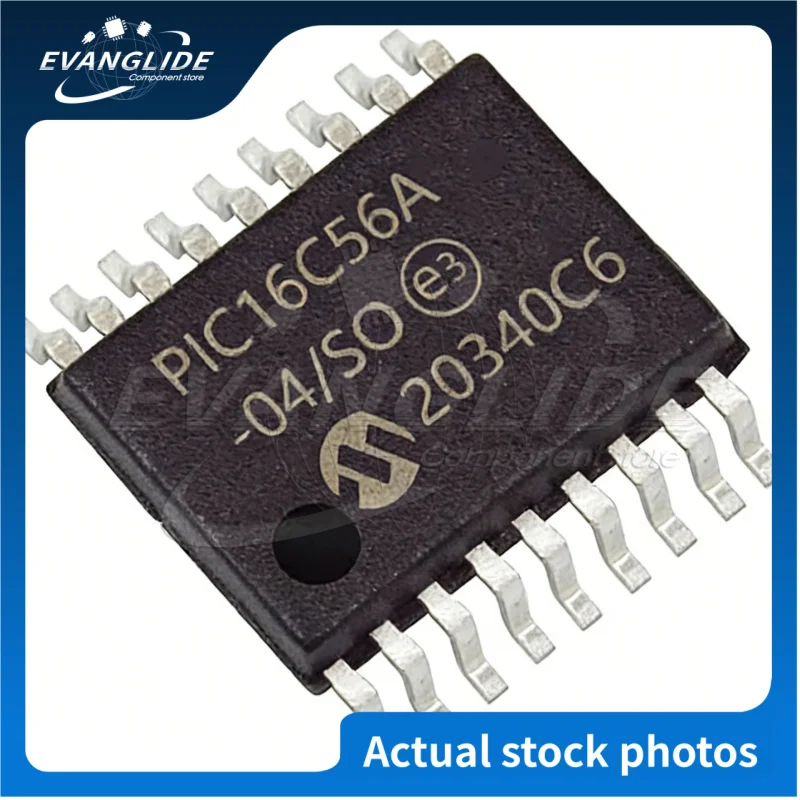 2 PCS/LOT 100%Original & New PIC16C56A-04I/SO PIC 4MHz 8Bit 1.5KB MCU In Stock Wholesale Discount