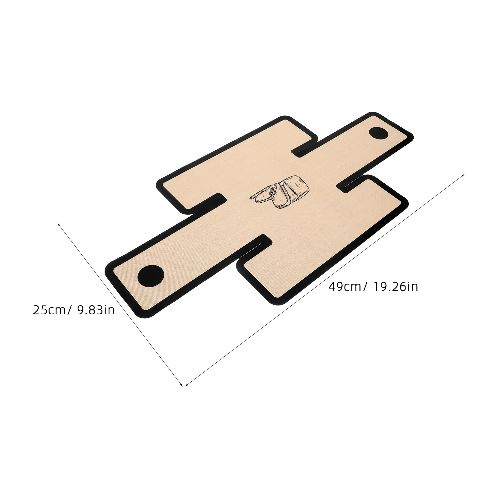 Reusable Silicone Baking Mat Bread Sling for Dutch Oven Long Handle Nonstick Heat Resistant Sourdough Baking Mat Bread Making - view 4