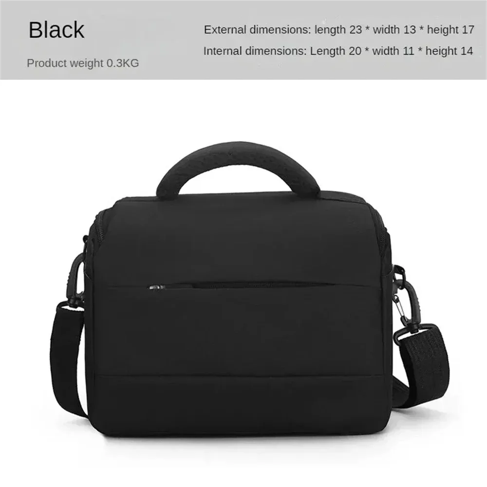 DSLR-tas Handtassen Nylon schoudertas Cameratas Draagbare fotograaf voor Sony Nikon Canon Panasonic Apparatuur Crossbody Tas