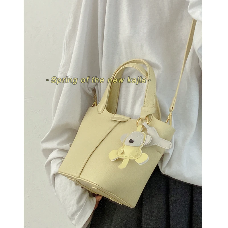 

Faionable Buet Bag Women's Handbag Summer 2024 New Sle Versatile Single oulder Bag Crossbody Bag Soft PU Leather