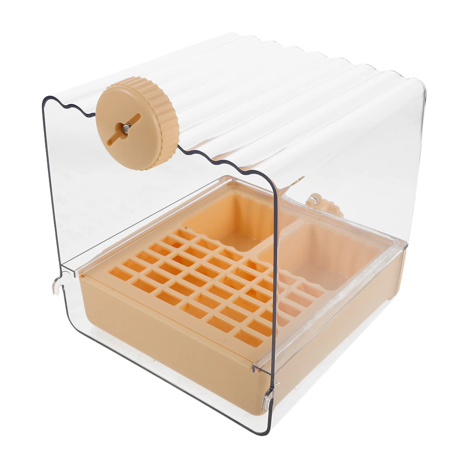 

Pet Bird Bath Bowl Deep Plastic Bird Bath Feeder For Cage Outdoor Indoor Parrot Finch Parakeet Hanging Replacement