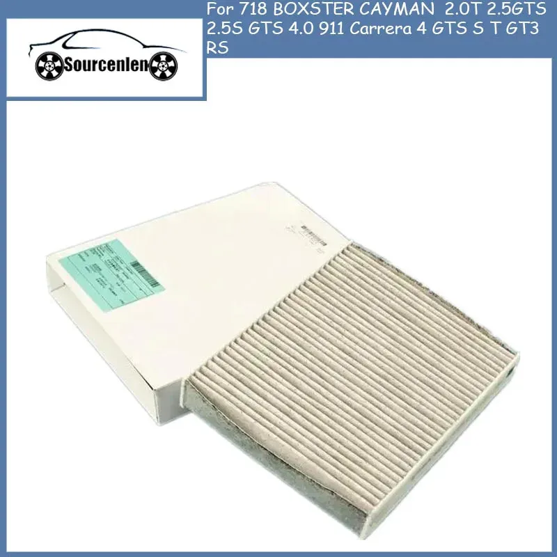 Air Conditioner Air Filter for 718 BOXSTER CAYMAN 2.0T 2.5GTS 2.5S GTS 4.0 911 Carrera 4 GTS S T GT3 RS 99157362300 99157-362300