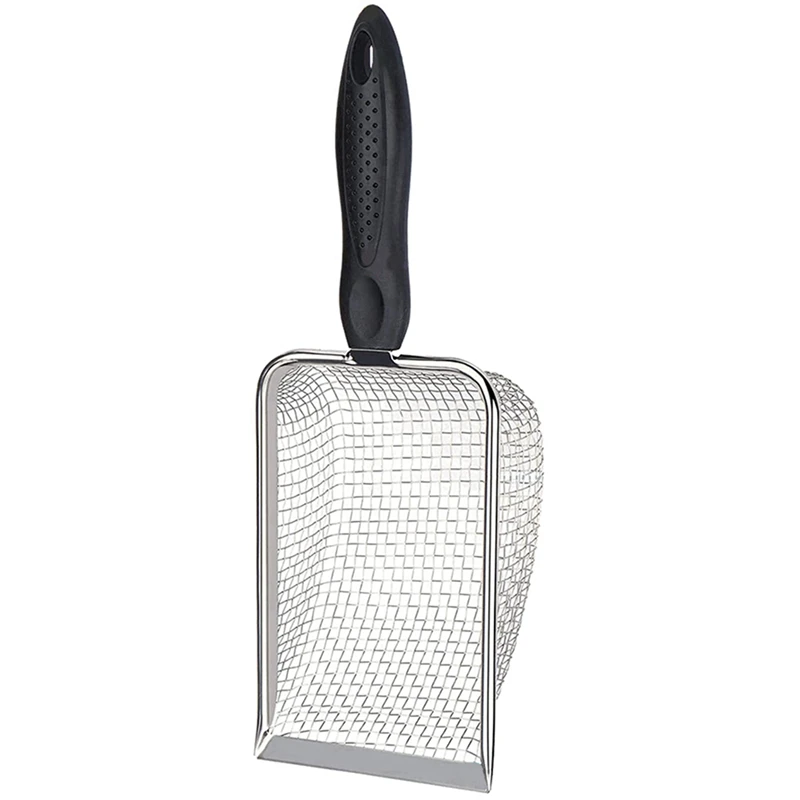 

2X Beach Mesh Shovel For Shell Collecting, Kids Filter Sand For Picking Up Shells Sifter Dipper