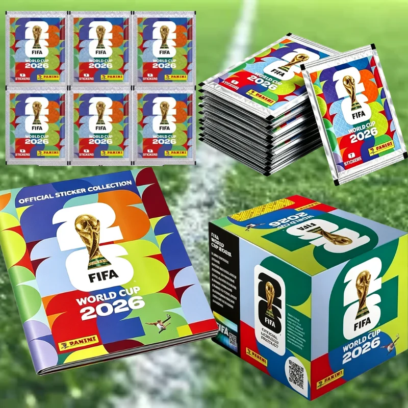 2026 Genuine Panini Official FIFA World Cup Soccer Card Sticker Pack & Album Limited Edition Collection Soccer Memorabilia Set