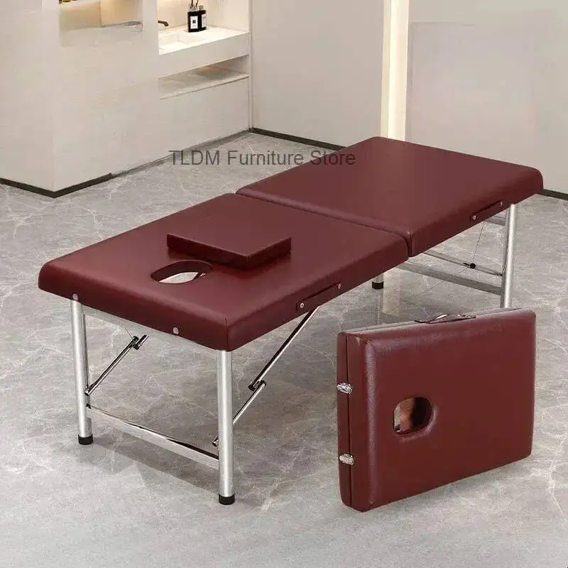 Lift Cervical Massage Table Eyelashes Beauty Spine Multi-functional Portable Massage Bed Eyelashes Meuble Salon Furniture