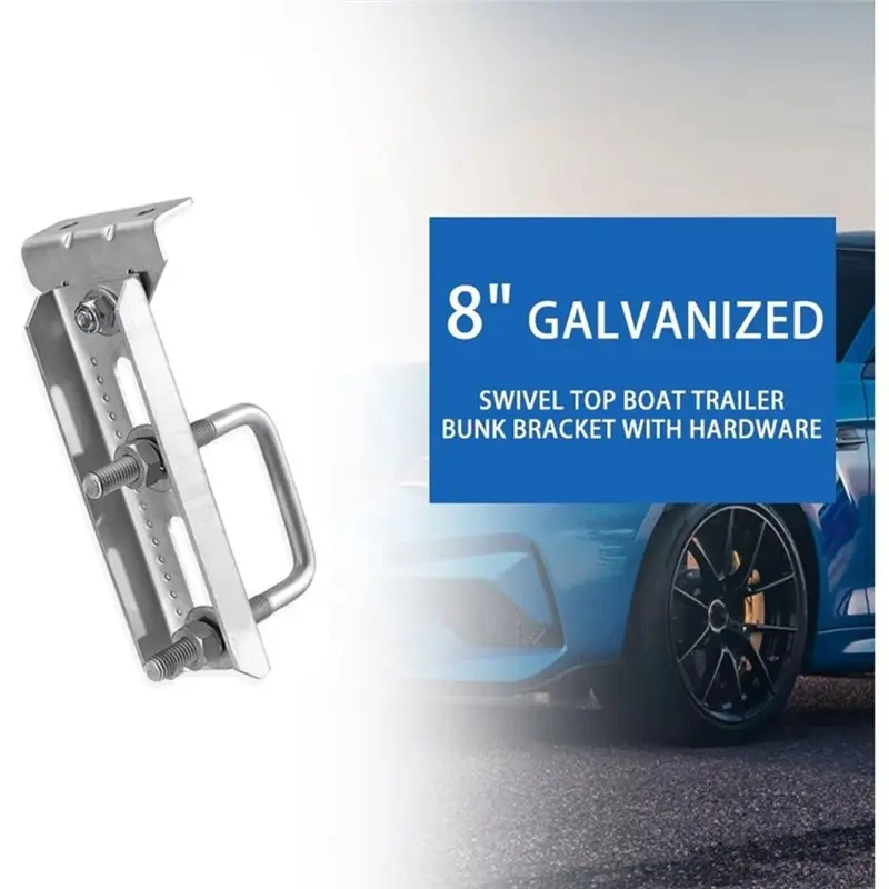 [AC77 Top !! ] 8 Inches Boat Trailer Bunk Brackets For Various Boats For 1.5