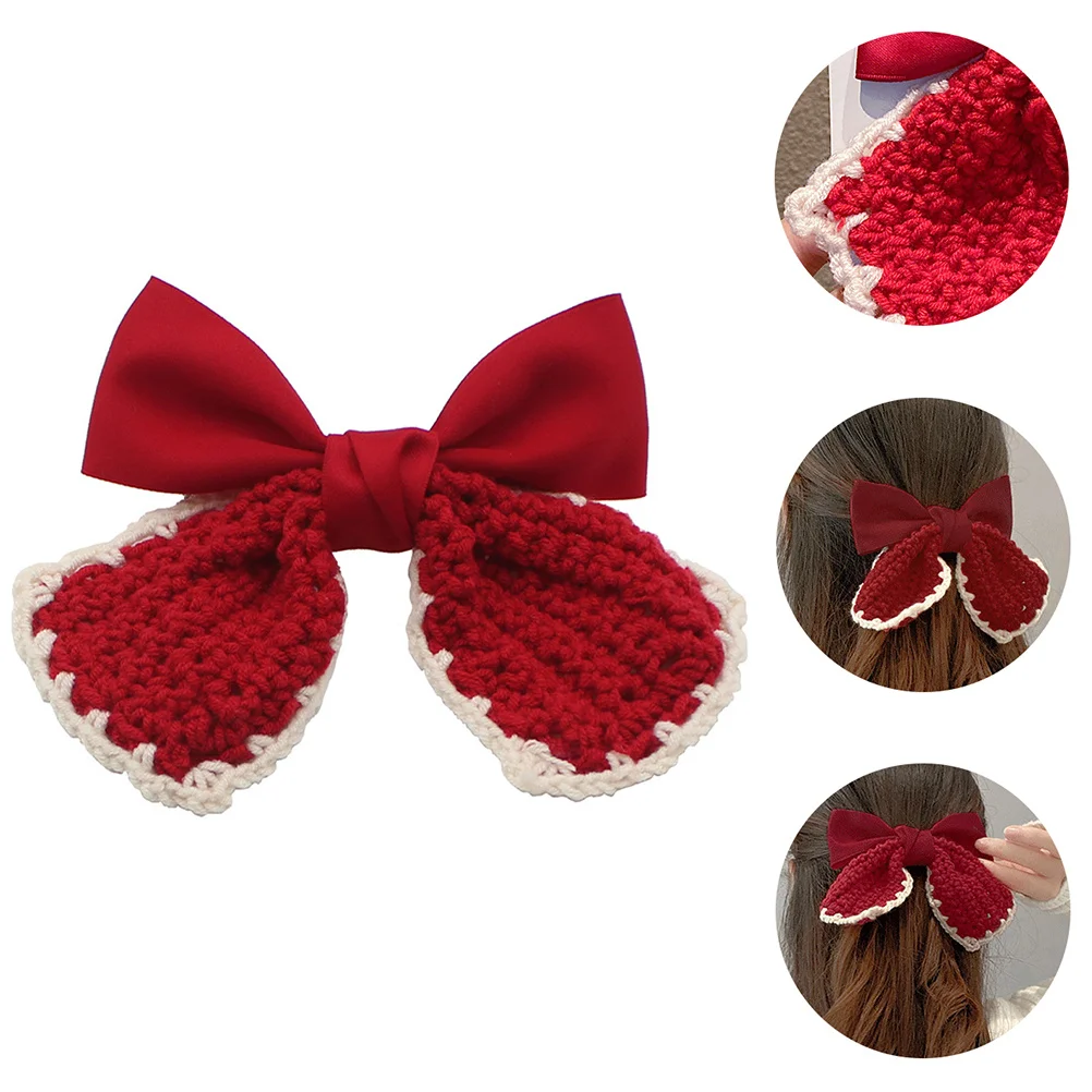 

1pc Butterfly Bow Clip Non-Slip Lightweight For Party Wedding Birthday Banquet Daily Wear Girl Hair Accessories Xmas Hair Clip