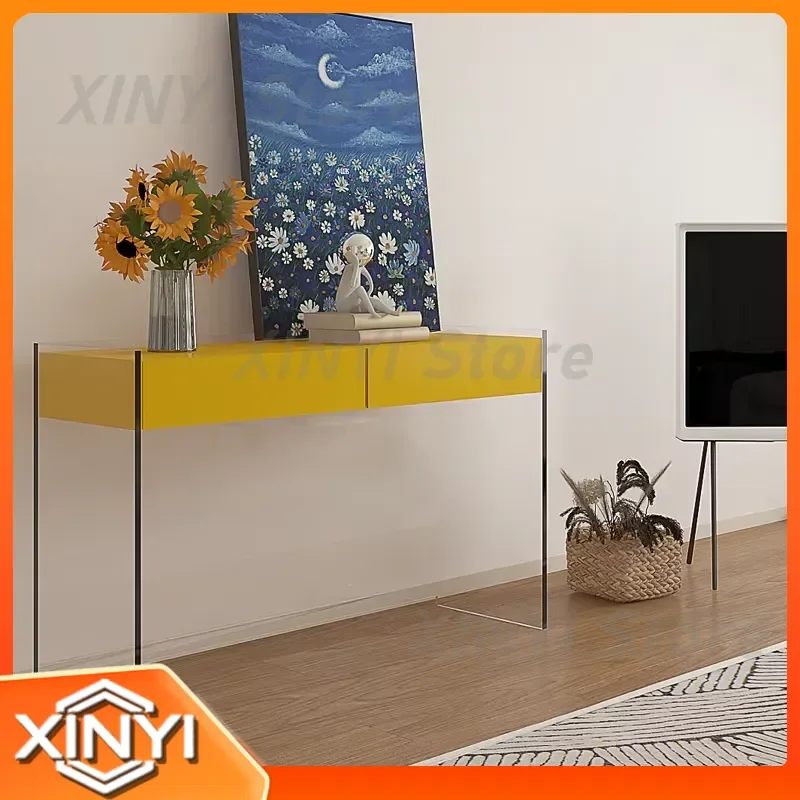 Glass Acrylic Makeup Cabinet for Bedroom Living Room Desk Perfume Storage Craft Decor Garden Furniture