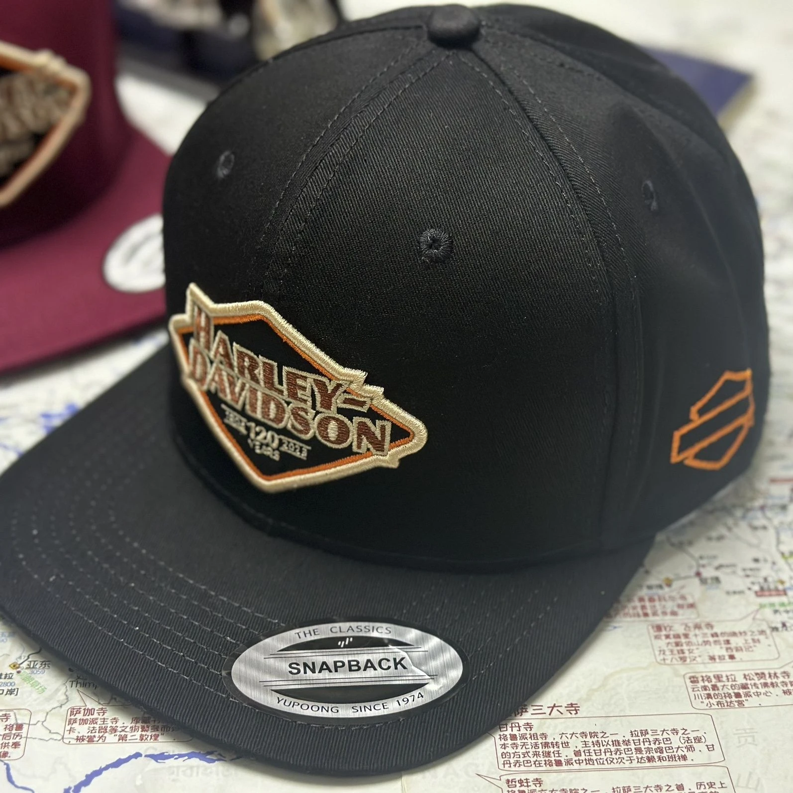 Motorcycle Style Embroidered Flat-brimmed Hat Outdoor Use Cap For Harley Davidson Electra Glide Ultra Classic PA1250 114 Casual