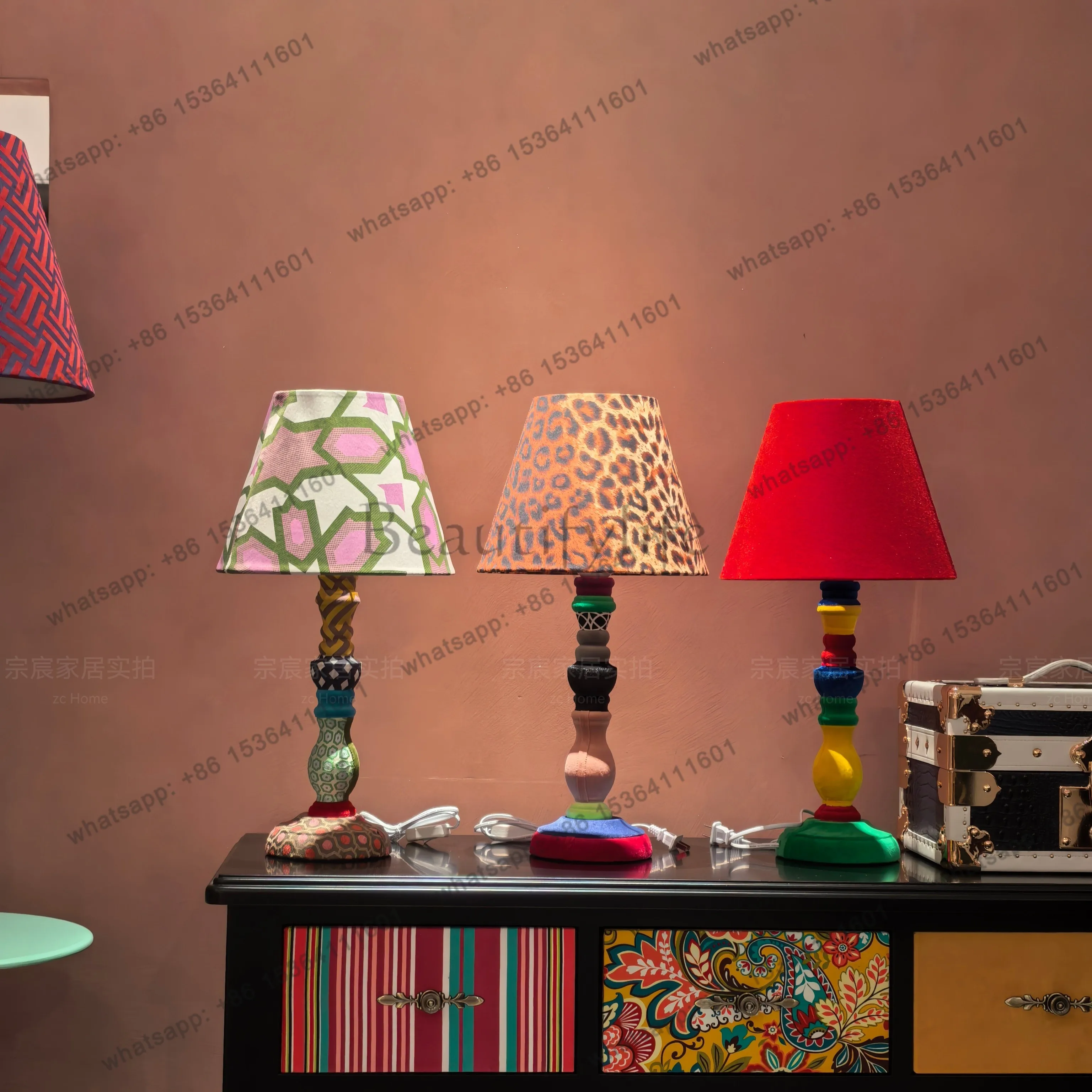 Art multi-color ornament bedroom bedside creative simple art romantic decorative luminous ornament