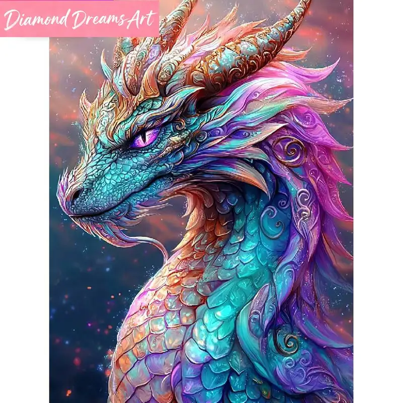 Diamantmalerei Drache Tier