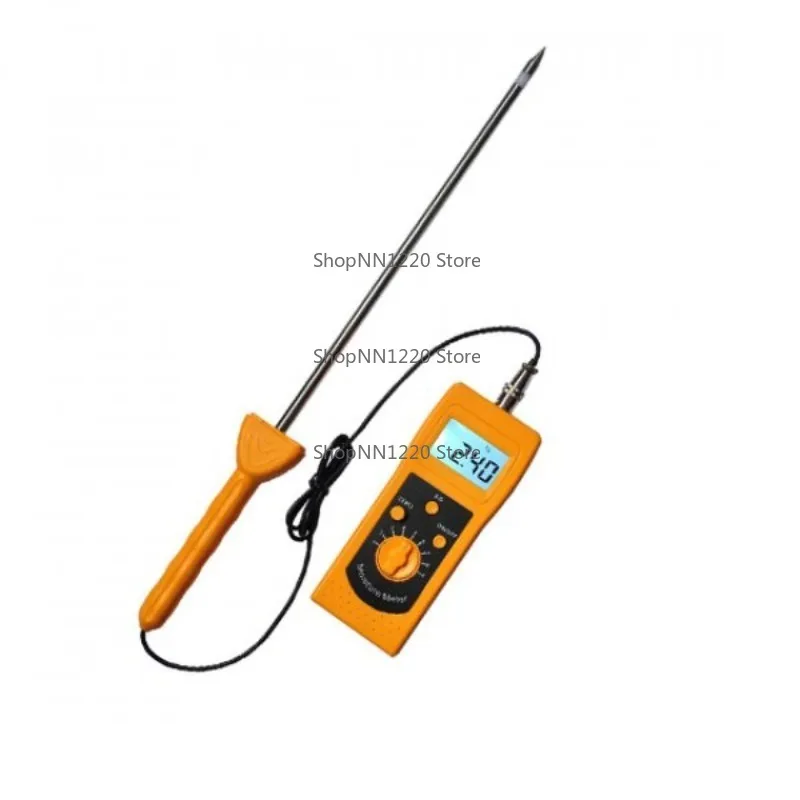 

DM400 Digital Moisture Meter Soil Coal Powder Moisture Meter Range 0.0%-90% Water Content Tester