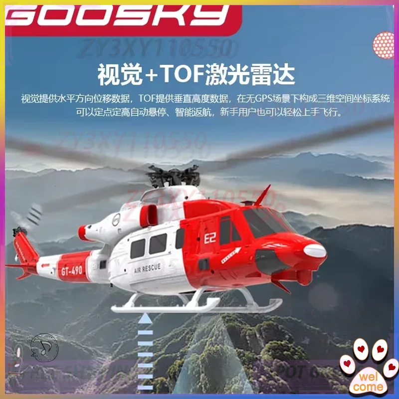

GOOSKY E2 GPS Intelligent RC Helicopter UH-1Y Flight Model Realistic Simulation Toy Remote Control Aircraft for Entertainment