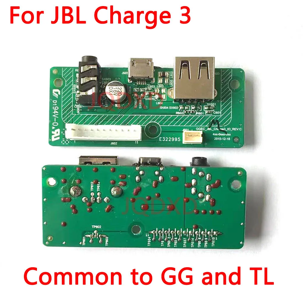 1PCS For JBL Charge3 Charge 3 TL GG Micro USB Charge Port Socket USB 2.0 Audio Jack Power Supply Board Connector