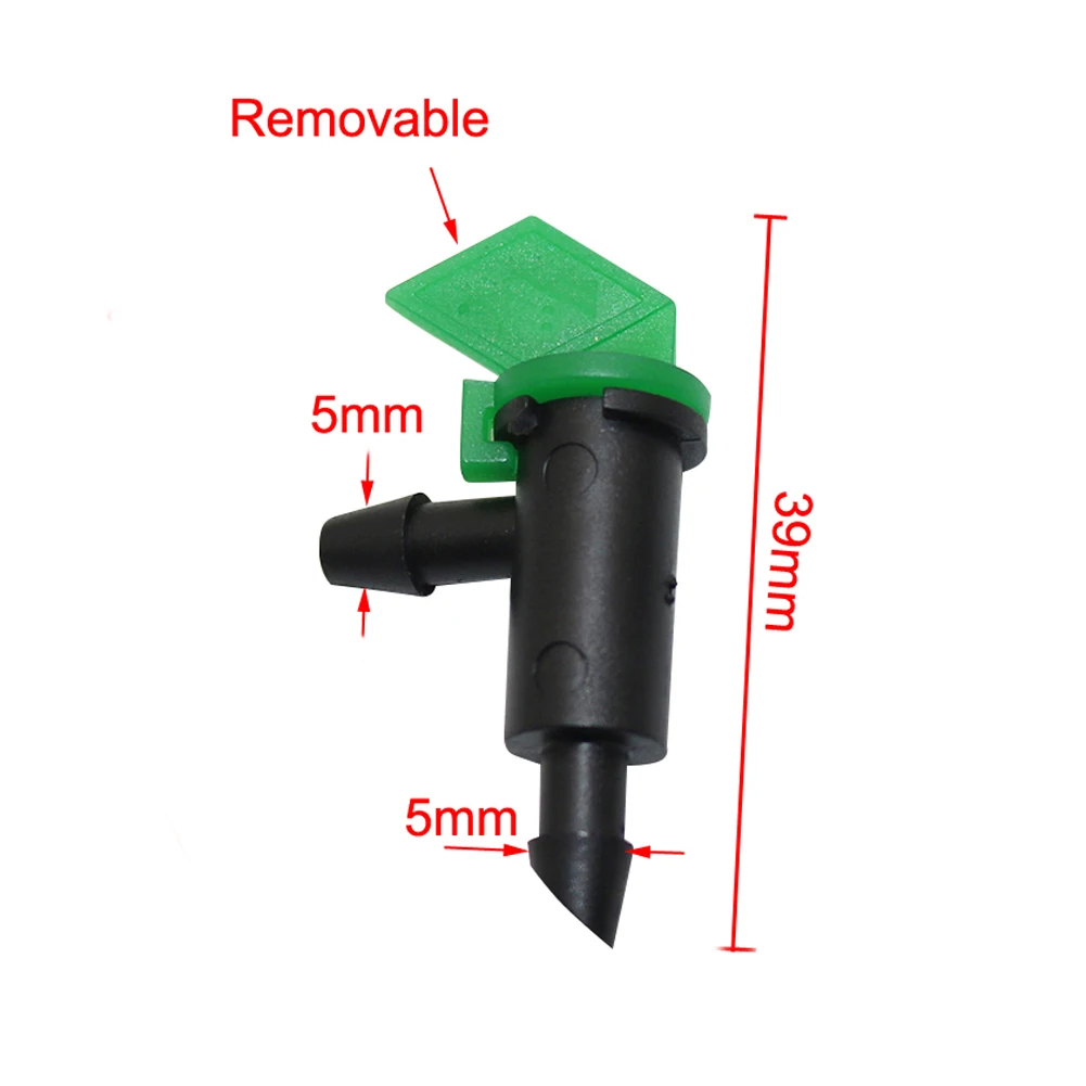 20Pcs 4L/8L/16L Flag Drip Dripper Garden Agricultural Greenhouse Micro Drip Irrigation Emitter Bonsai Watering Dripper 1/4