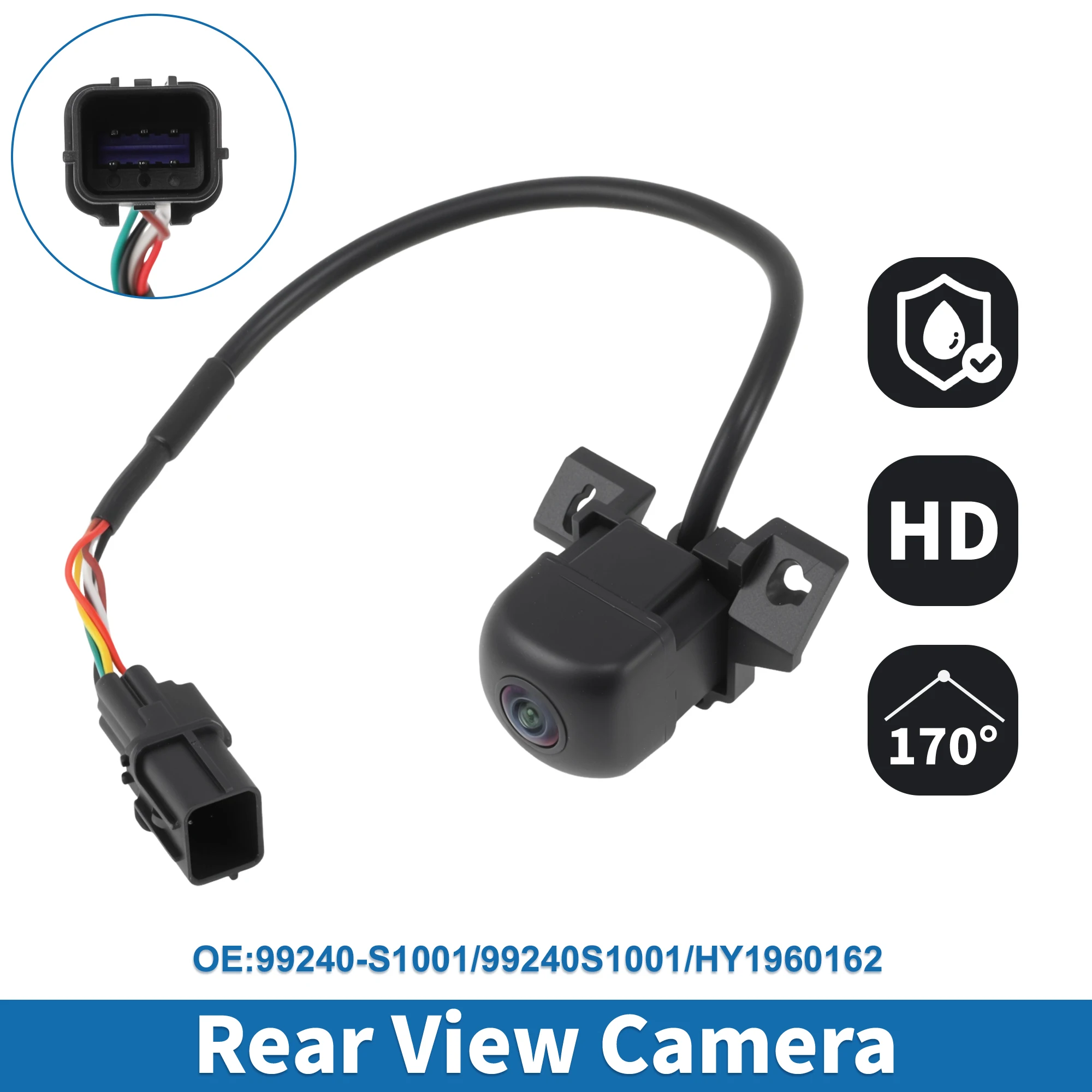 UXCELL Rear View Backup Camera for Hyundai Santa Fe 2019 2020 2.0L 2.4L L4 99240-S1001
