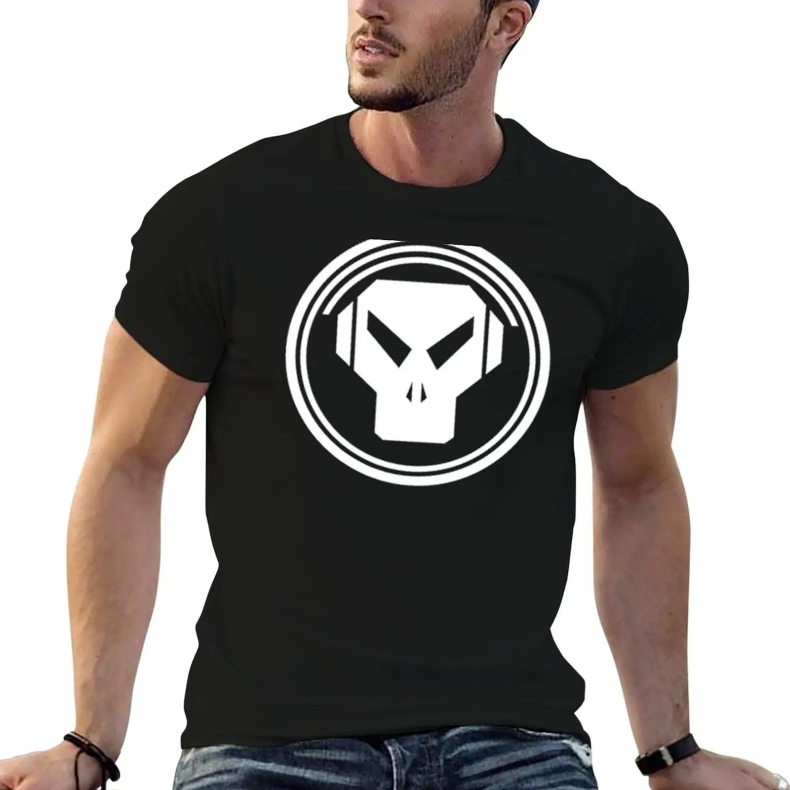 

Headz of Metal DnB Drum & Bass Jungle T-Shirt mens graphic t shirts t shirt man cotton T-Shirt