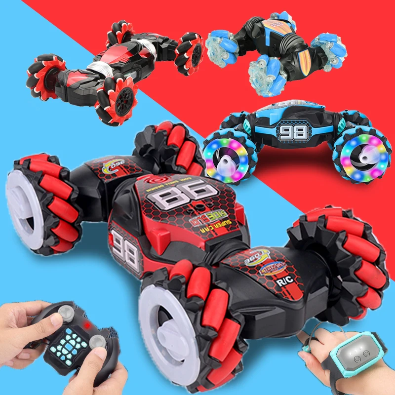 Drift Stunt Rc Car 4wd Toys for Kids 3 5 6 7 8 9 Years Old  Boys Remote Control Truck 4wd Off Road 4x4 Electric Vehicle Children