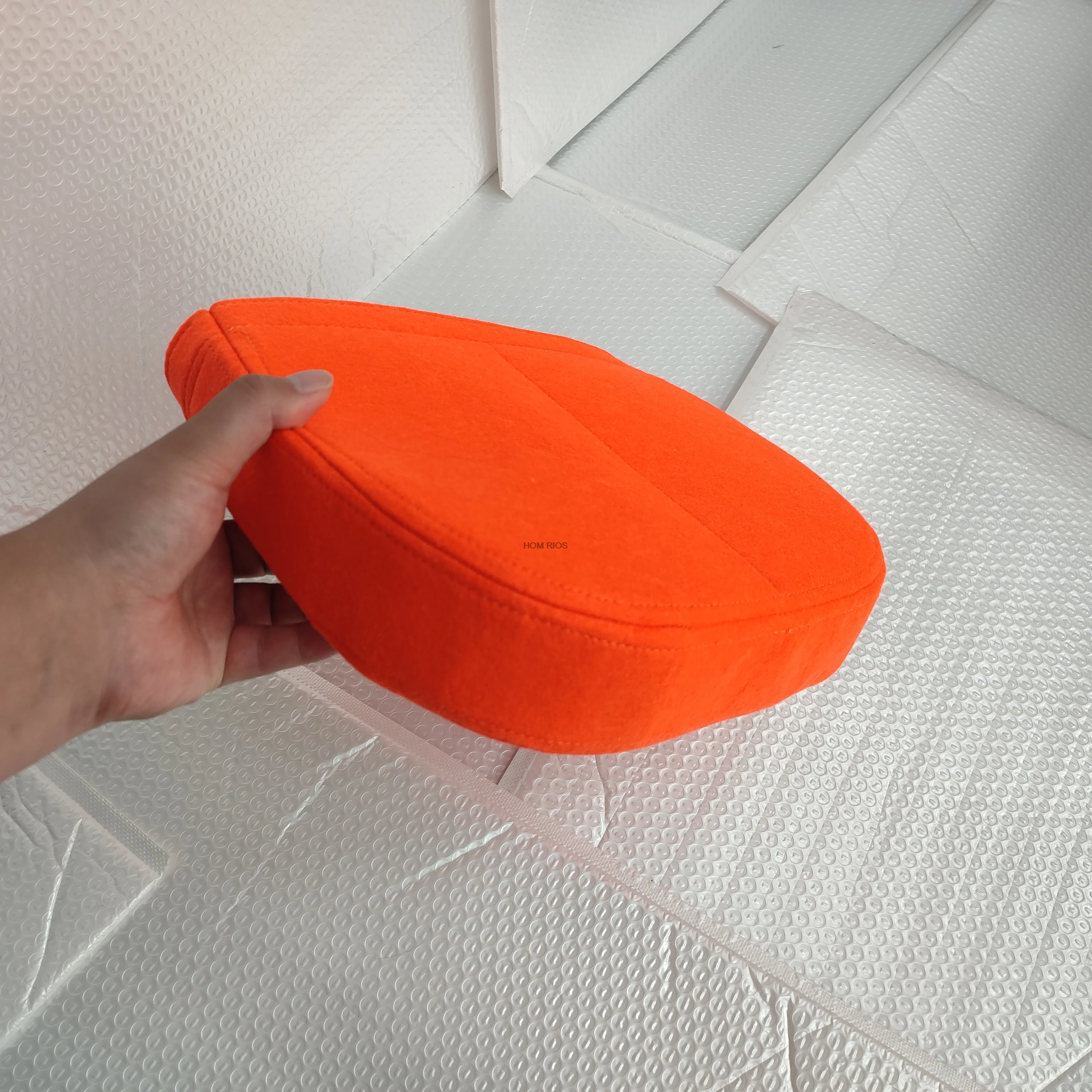 Felt Purse Organizer Insert For LOOP HOBO BAG 38x10x30cm, Inner Bag Liner & Bag Protector for Handbags, Half-circle Tote Shaper