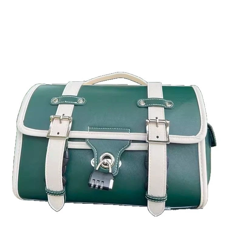 

Motorcycle trunk bag retro rear seat