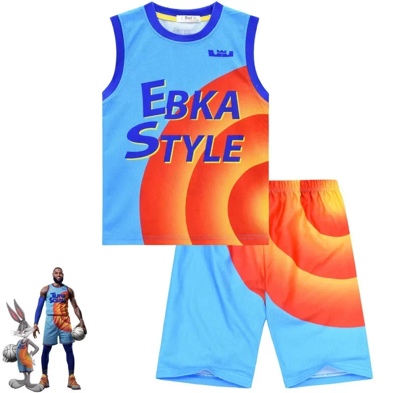 Mew Movie Kids Space Basketball Jam 2 أزياء الهالوين التأثيرية جيرسي جيمس سكواد ارتداءها كرنفال فستان بتصميم حالم حللا