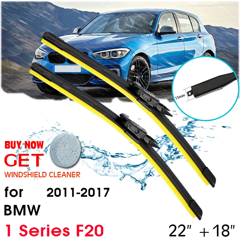 Car Window Windshield Rubber Silicon Refill Wiper For BMW 1 Series F20 2011-2017 LHD / RHD 22