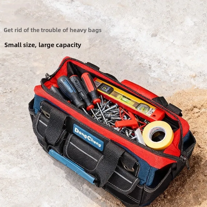 Tool Kit Thickened Multi functional Storage Bag Suitable for Woodworking Tools Canvas Bag Electrician Repair Tool Kit