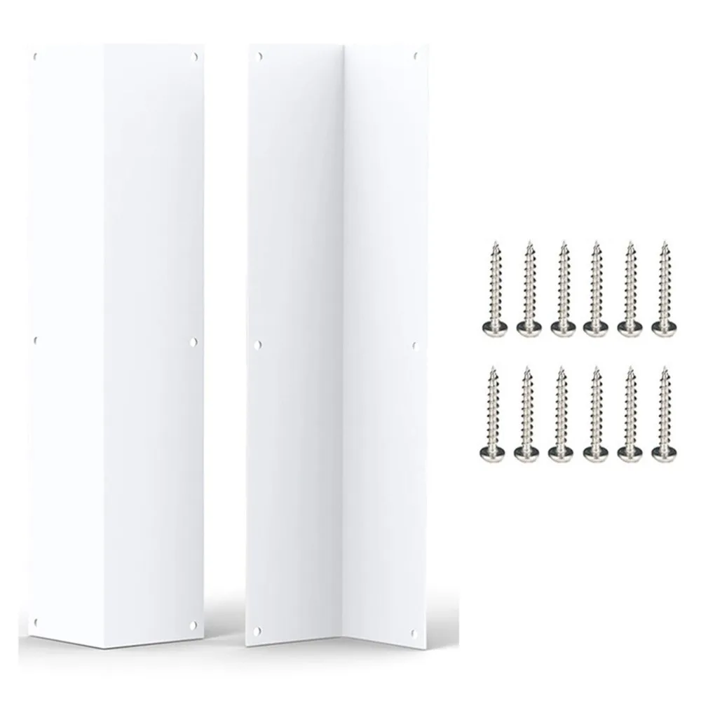 【HOT A69Z!】2Pcs Stainless Steel Corner Guard - 15.8