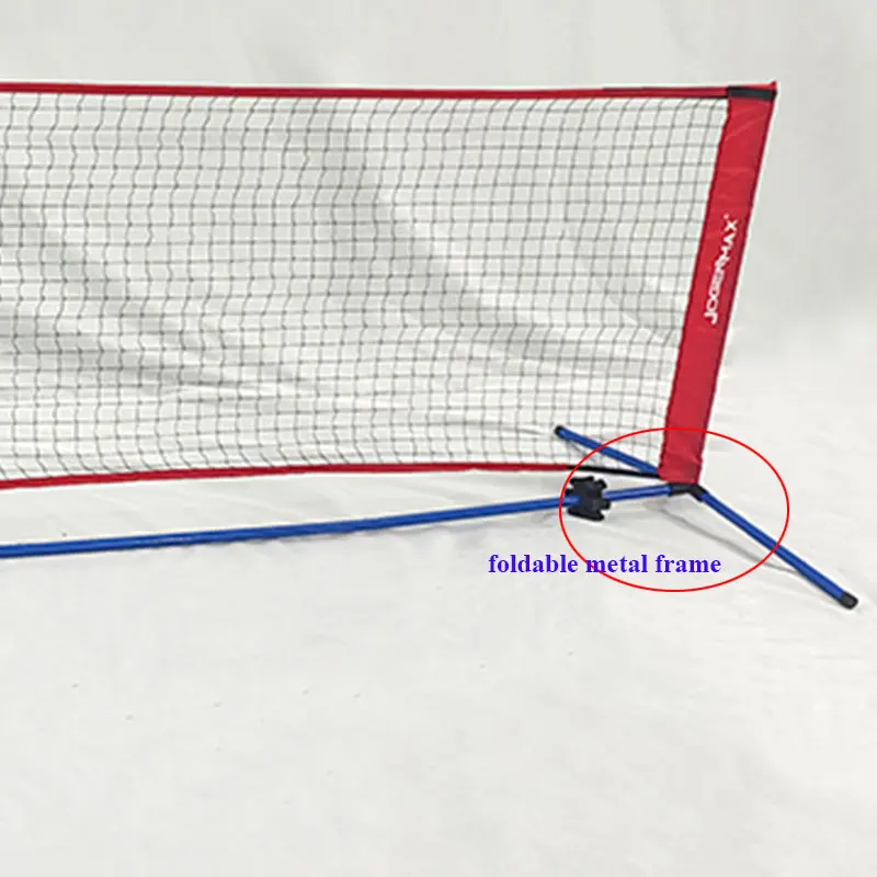 3 in 1 Portable Pickleball Badminton Volleyball Net Combo Set Height Adjustable Half Court 10FT Sport Training Game for Backyard