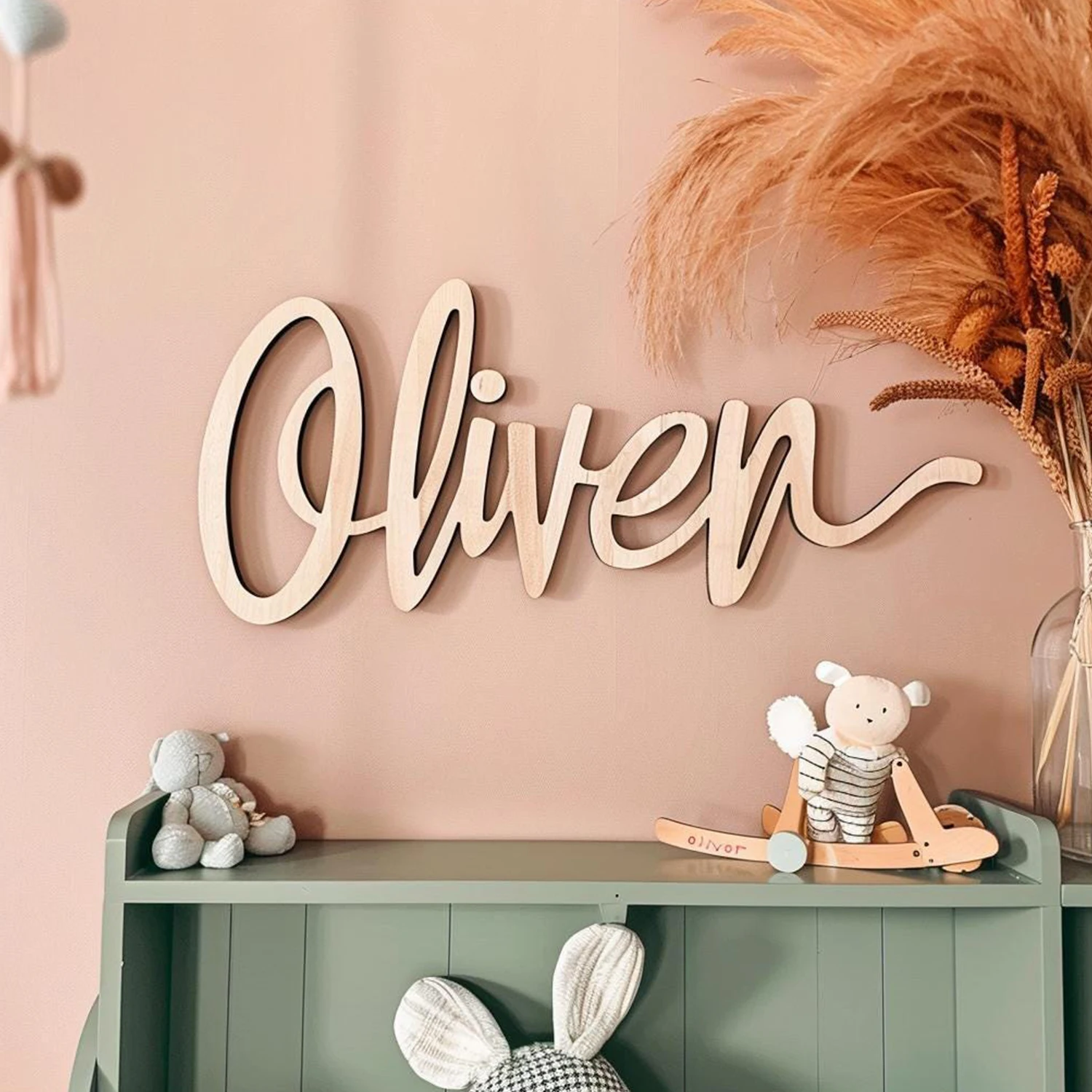 1pc Customized personalized name tag, Customizable letters or names, Perfect Gift For Home Decor
