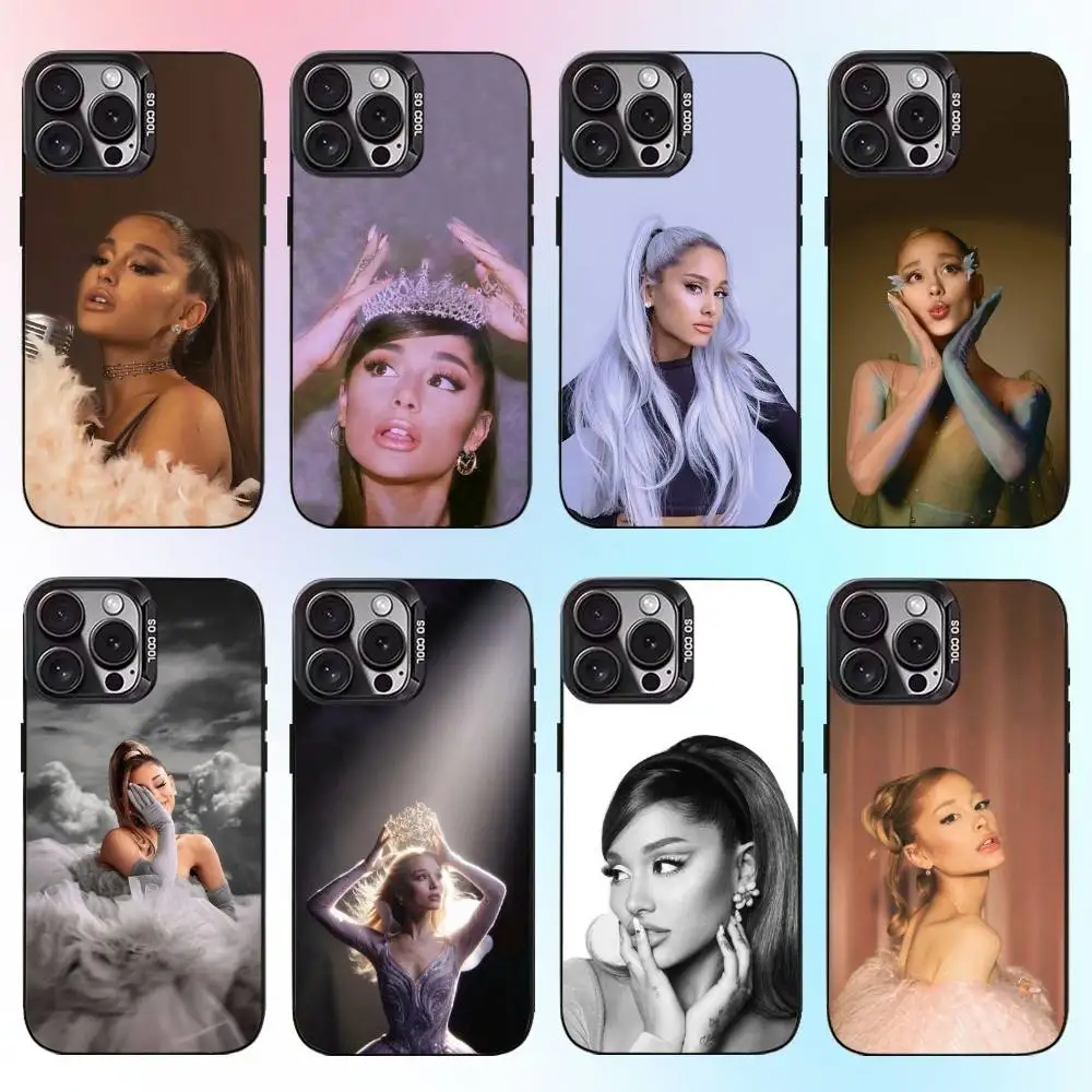 

Arianas Phone Case For iPhone17,16,15,14,13,12,11 Plus,Pro Max Black Candy Matte Shockproof Cover