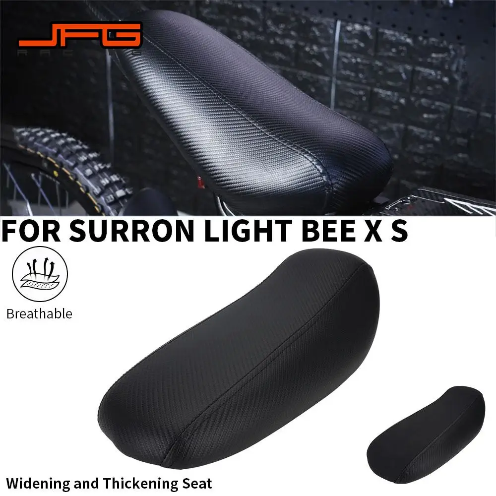 

Расширяющееся и утолщенное сиденье мотоцикла из полипропилена для Surron Light Bee X S, внедорожный электрический велосипед для бездорожья, аксессуары для мотоциклов Ebikes