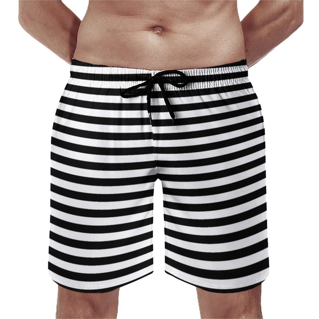 Men's horizontal striped shorts on sale