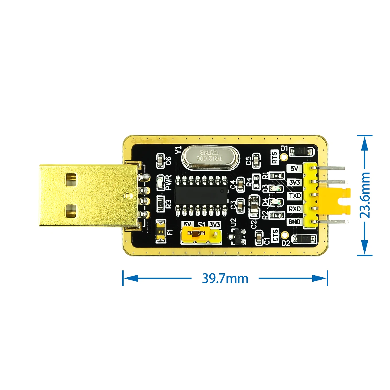 CH340 Module Instead of PL2303 CH340G RS232 to TTL Module Upgrade USB to Serial Port In Nine Brush Plate for arduino Diy Kit