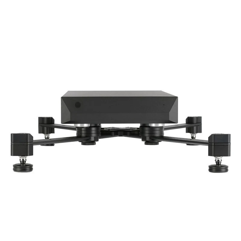 Desktop audio rack, table mounted decoding headphone rack