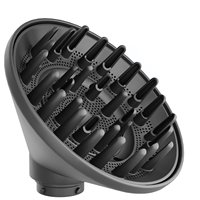 Large Grey Airwrap Diffuser Attachment, Upgraded Bigger Nozzle for Faster Drying & Curl Definition, Compatible model HS01/HS05