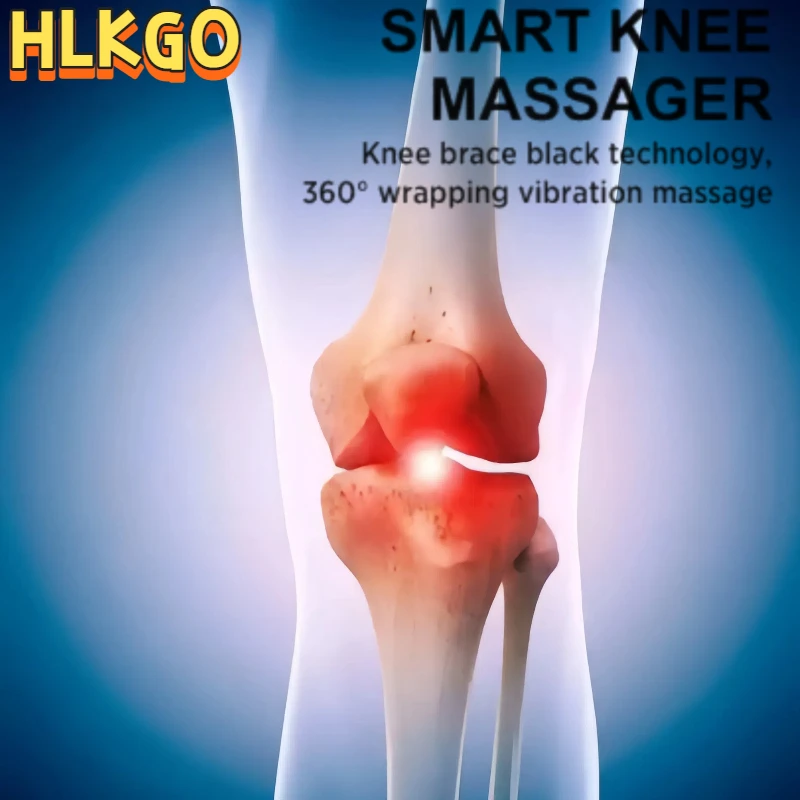 

2025 New Knee Massager with Vibration Therapy, Knee Pain Relief for Swelling Joints Stretched Ligament Muscle Injuries