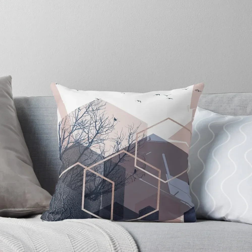 Abstract Landscape Part 3 Throw Pillow christmas pillowcases Covers For Sofas Pillow Cases Christmas Covers Pillow