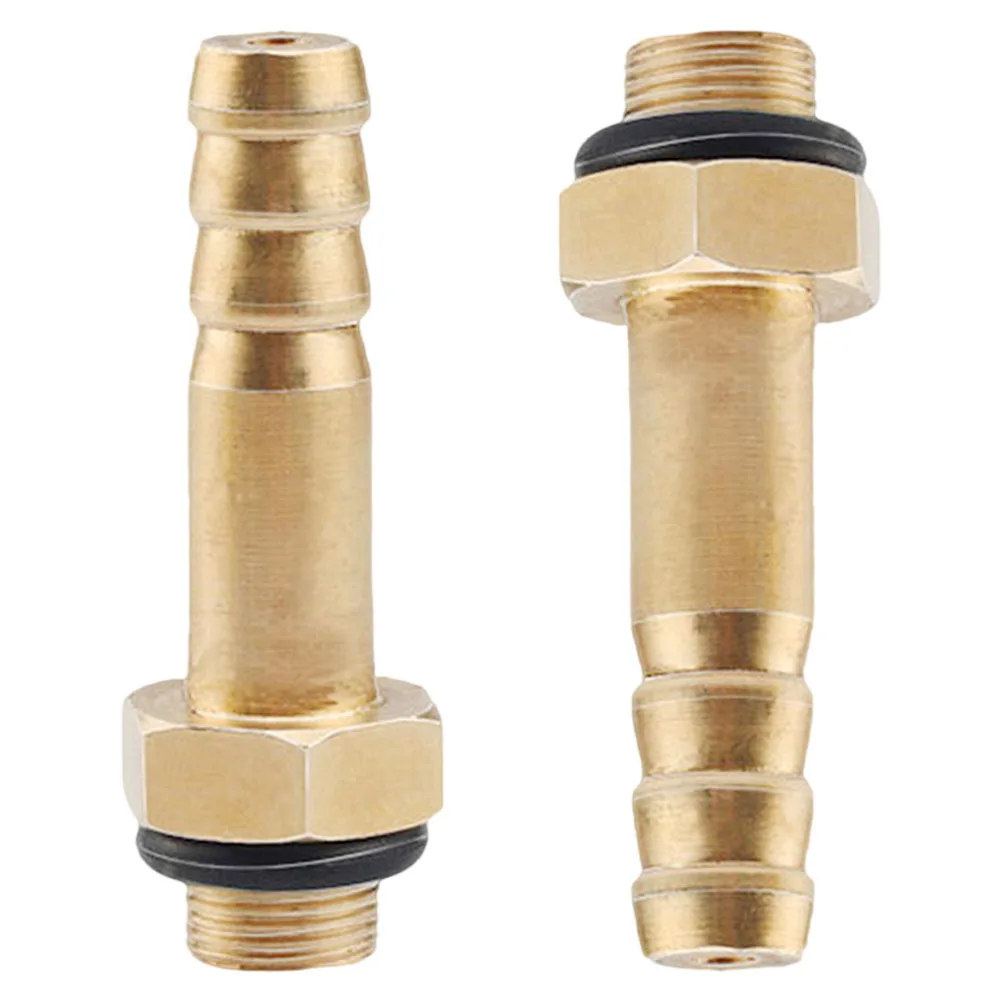 

2pcs Brass Barb Tee Fittings 8Mm To 10Mm For Quick Connect Rv Regulator Hose Conversion Adapter Grill Natural Gas Hose