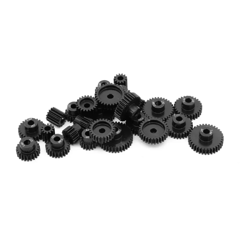 M0,8 gehärteter Stahl 45er # Stirnrad 5 mm Bohrung – für 1/10 RC Monster Truck Crawler Upgrade-Teil – Detail 6