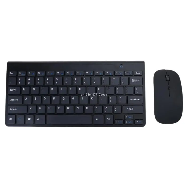 Portable Mini Wireless Bluetooth-compatible Keyboard 24Ghz Keypad and Mouse Dropship